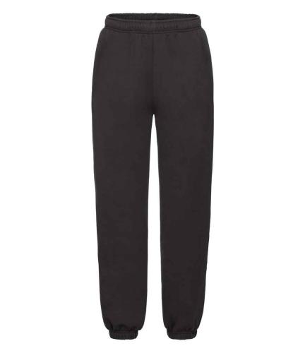 Fruit Loom Kids Prem. Jog Pants - Black - 12-13